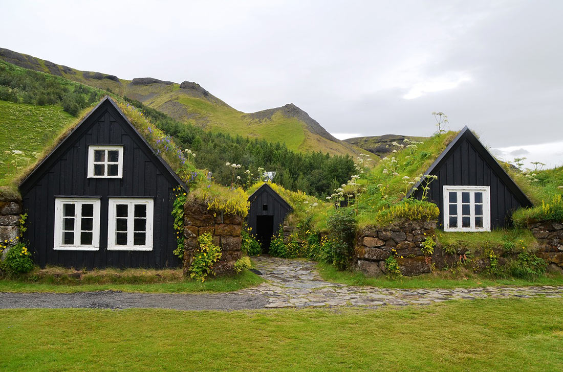 Традиционный исландский дом