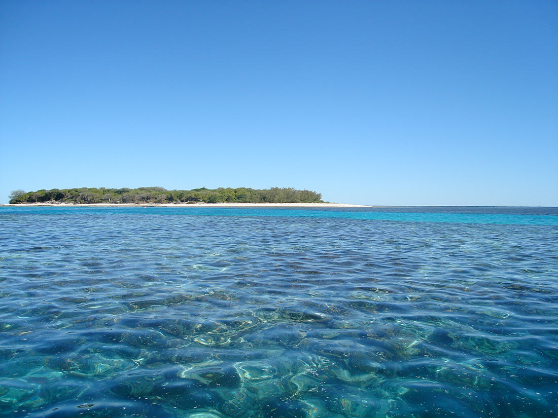Коралловый остров у побережья Австралии