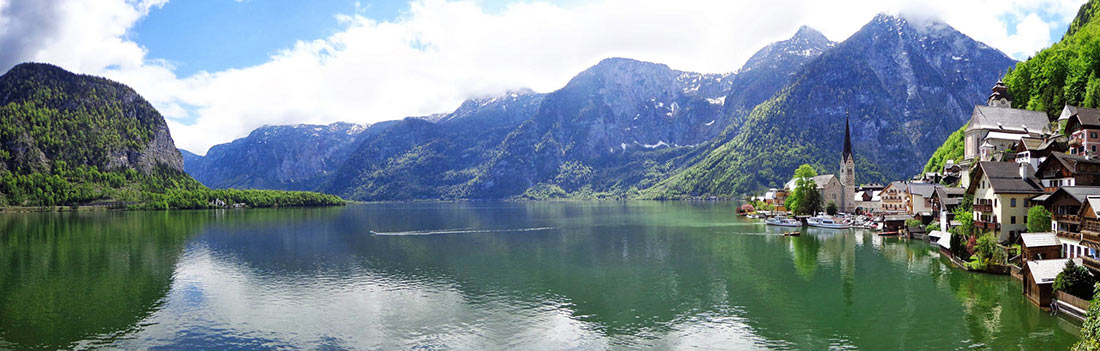 Панорама озера Хальштатт
