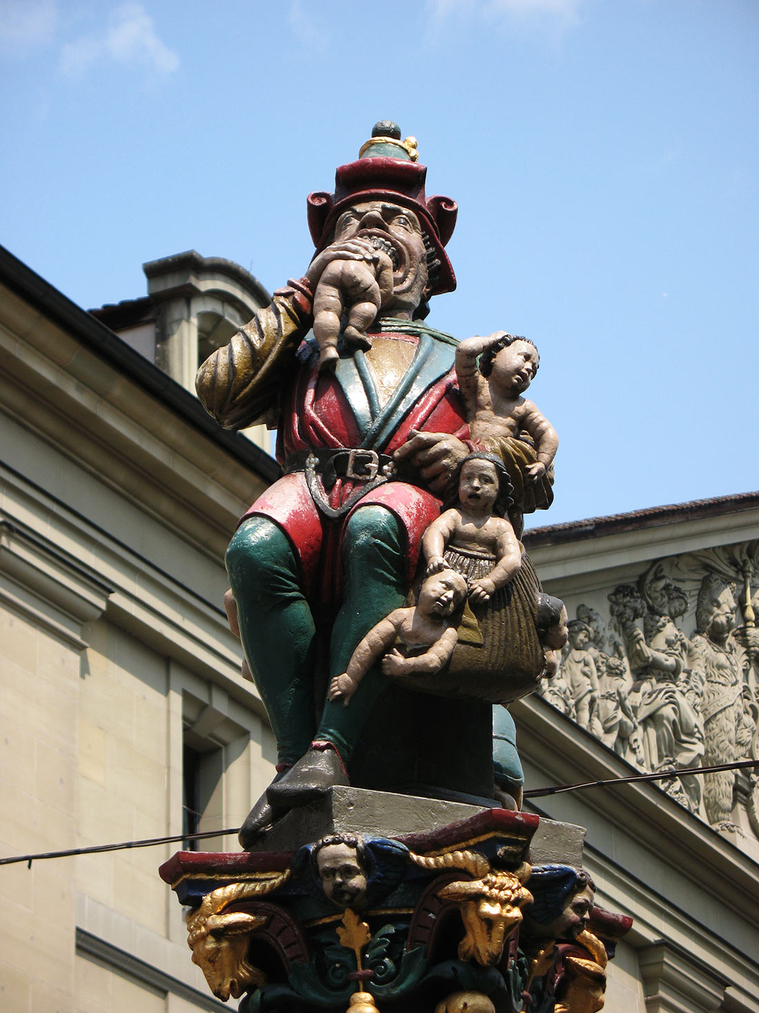 Статуя Пожиратель детей в Берне