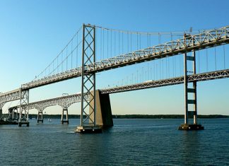 Мост через Чесапикский залив: один из самых страшных мостов в мире