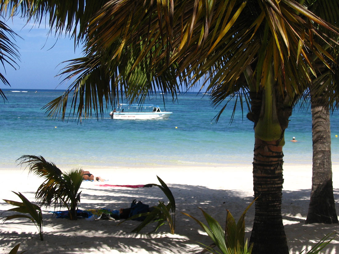 Пляж на острове Маврикий