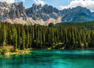 Озеро Карецца: радужная жемчужина Южного Тироля