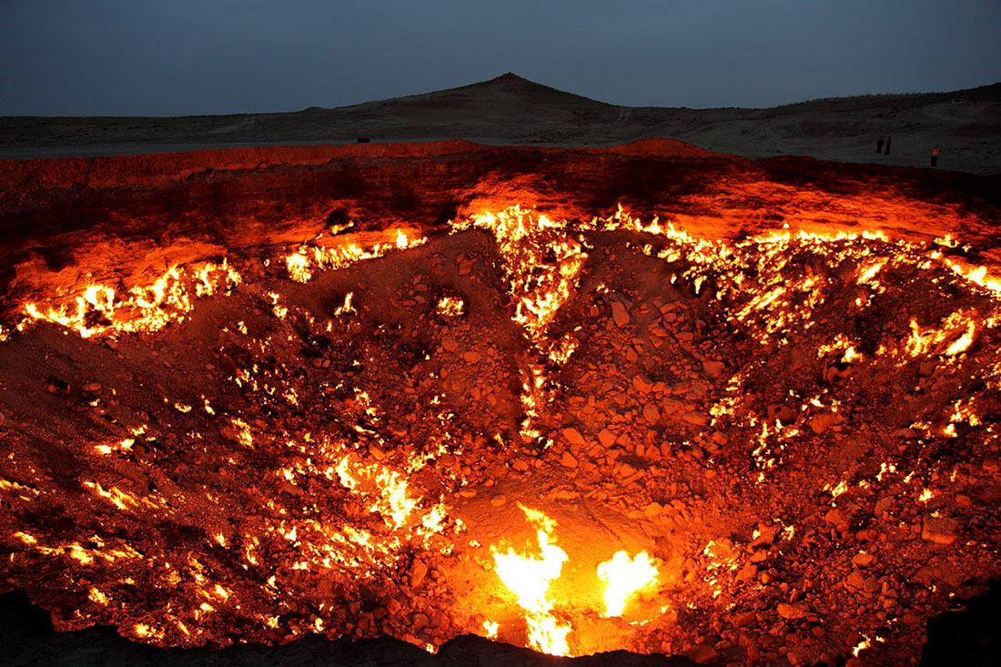 Газовый кратер Дарваза, Туркменистан