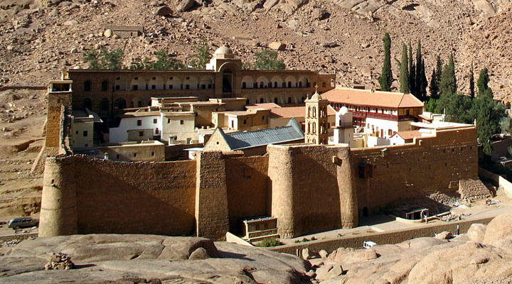 Монастырь Святой Екатерины: здесь, у подножия горы Синай, хранятся рукописи на неизвестном языке