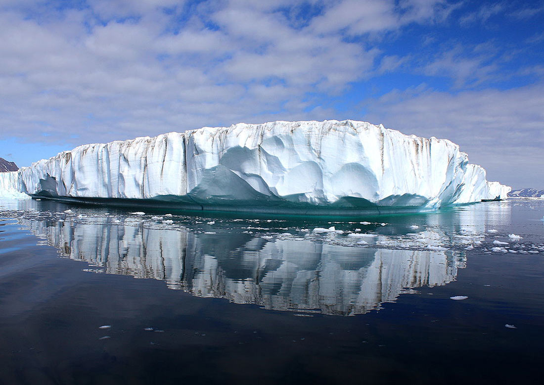 Таяние ледников Гренландии Антарктиды