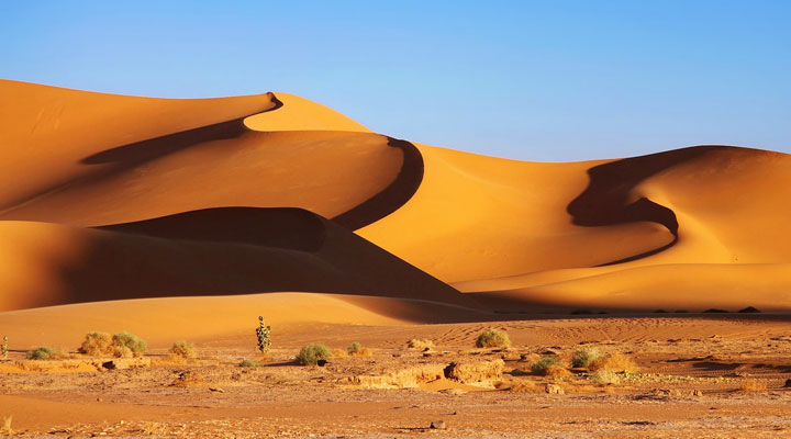 Тассилин-Адджер: уникальная каменистая долина в пустыне Сахара