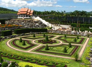 Тропический сад Нонг Нуч: грандиозный ботанический комплекс в Таиланде