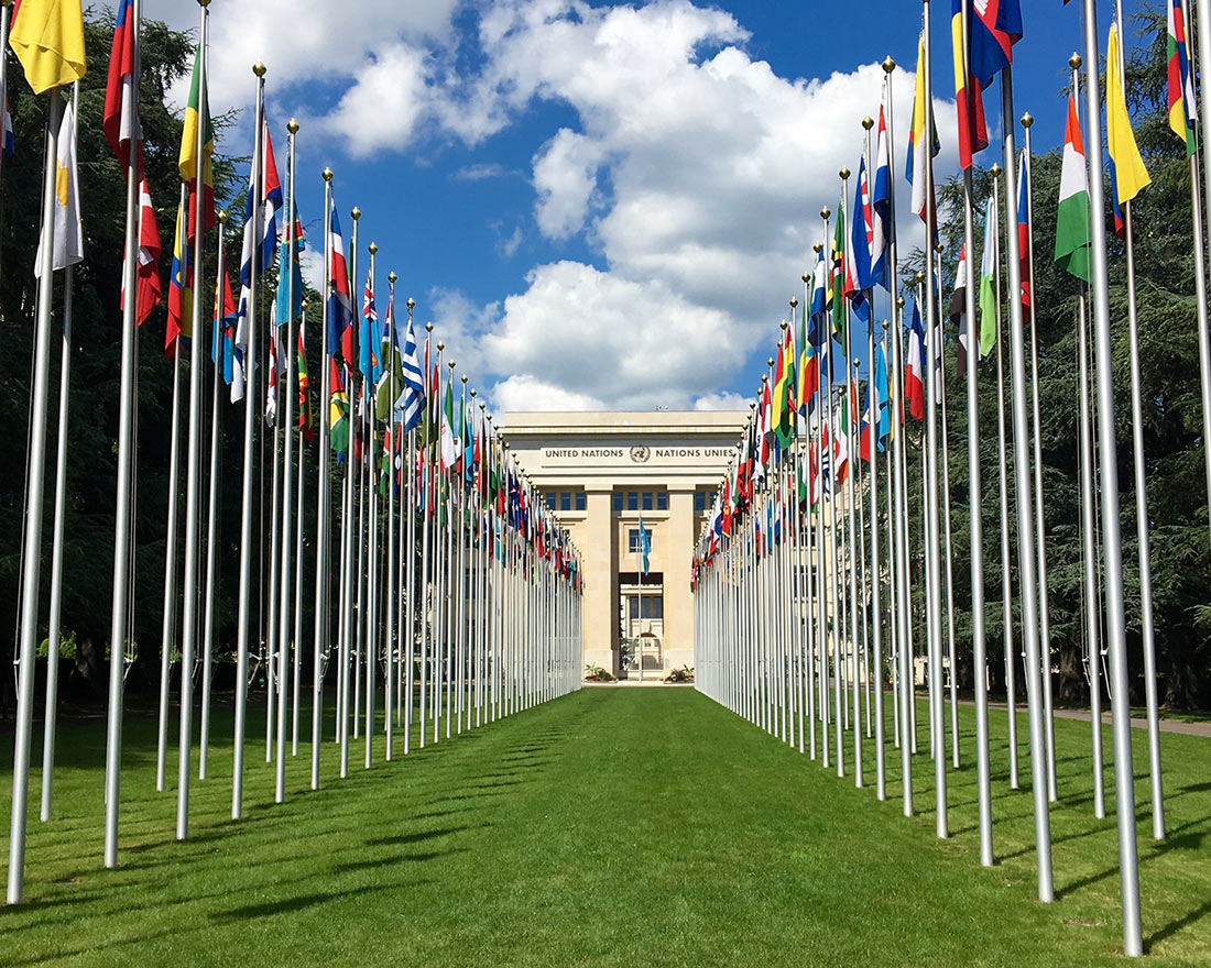 Дворец Наций в Женеве