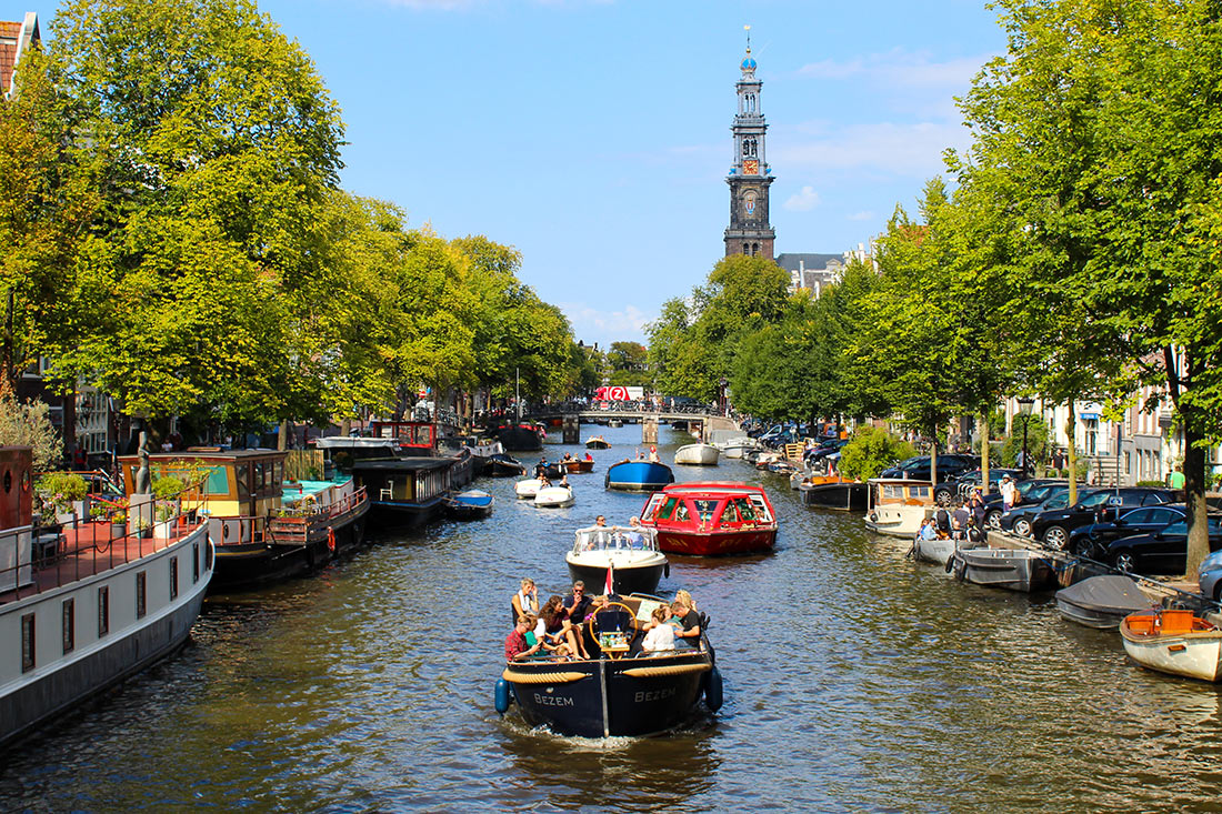 Канал Принсенграхт в Амстердаме