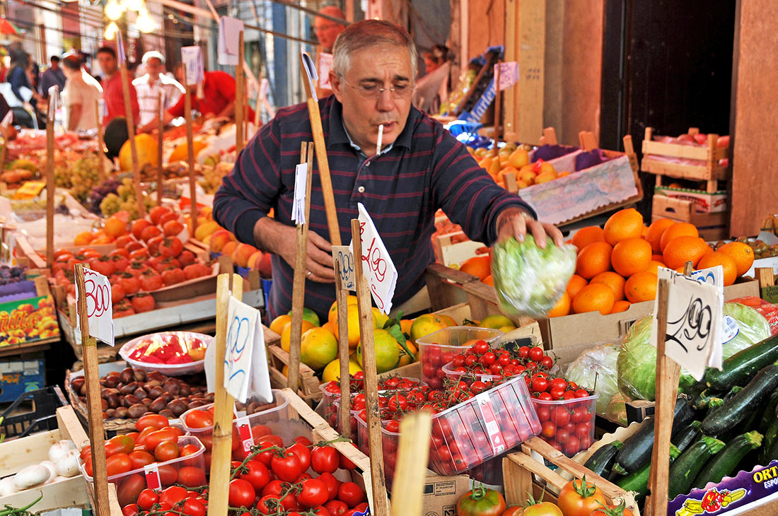 Уличные рынки Палермо